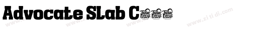 Advocate Slab C55字体转换